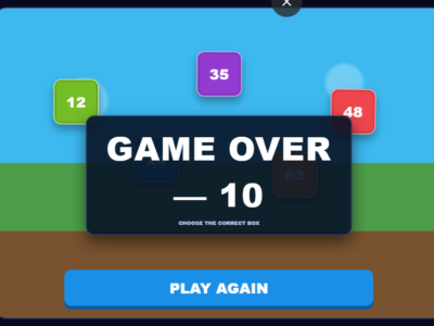 Math Box Game